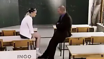 18+ Schoolgirl'S Wall Detention: A Hot Video From Germany