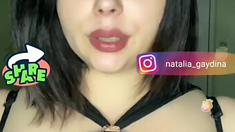 Russian Girl'S Natural Breasts On Display