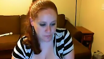 Big-Breasted Natural Beauty Gets Naughty On Camera