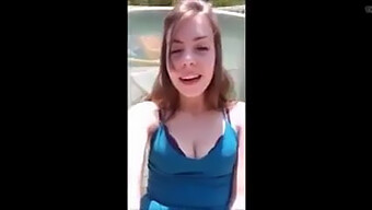 18 Year Old Girl Masturbates In Nice Video