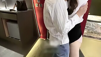 Asian Teen Seduces Her Male Colleague With Her Sexual Prowess In Cowgirl Position