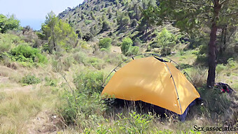 European Couple Caught Having Sex In A Nudist Tent