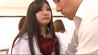 Teen (18+) Asian School Girl'S Time-Stopping Performance