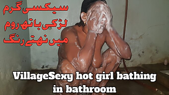 Mature Pakistani Woman Shows Off Her Big Tits In Bath