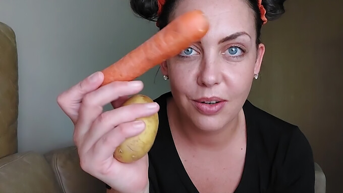 German Amateur Takes On The Vegetable Challenge With A Hot And Heavy Fuck Fest