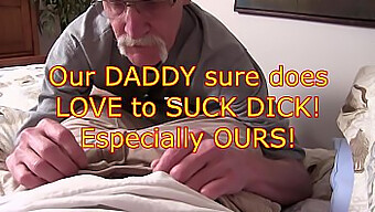 Watch A Hot Daddy Give His Young Son A Blowjob