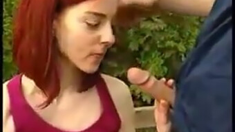 Hairy Stepson And Sexy Teen Daughter Fuck Outdoors!