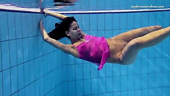 Zlata, The Russian Teen Babe, Shows Off Her Swimming Skills In A Wet And Wild Video