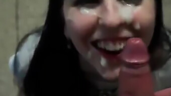 Amateur Slut Gets A Cumshot On Her Face