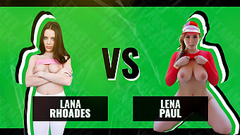 Ultimate Bouncing Breasts Competition: Lana Rhoades Vs Lena Paul