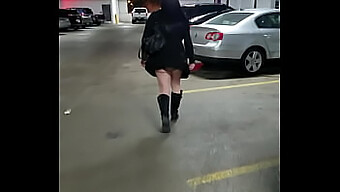 Milf Flashes In Public Place