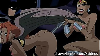 Remaja 18+ Megan Menikmati Panas Gurun Di Justice League Hentai