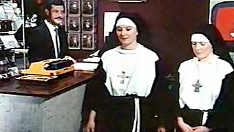 Vintage-Nonne Mit Großen Titten Bekommt Ihre Schwanzfüllung