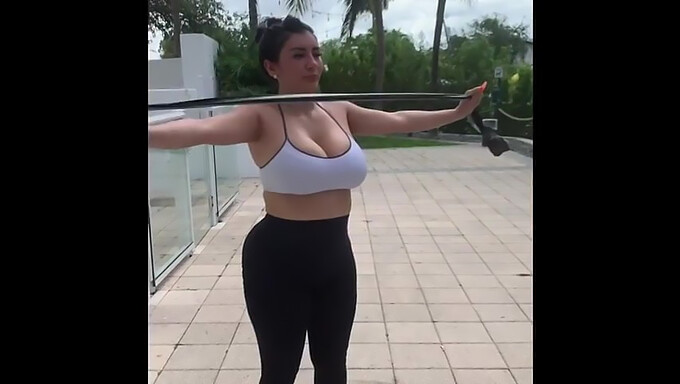 Big Tits And A Sexy Body: A Latina'S Workout