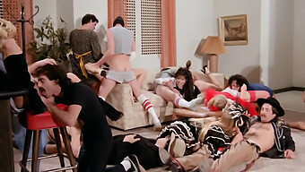 Group Orgy With Vintage Charm